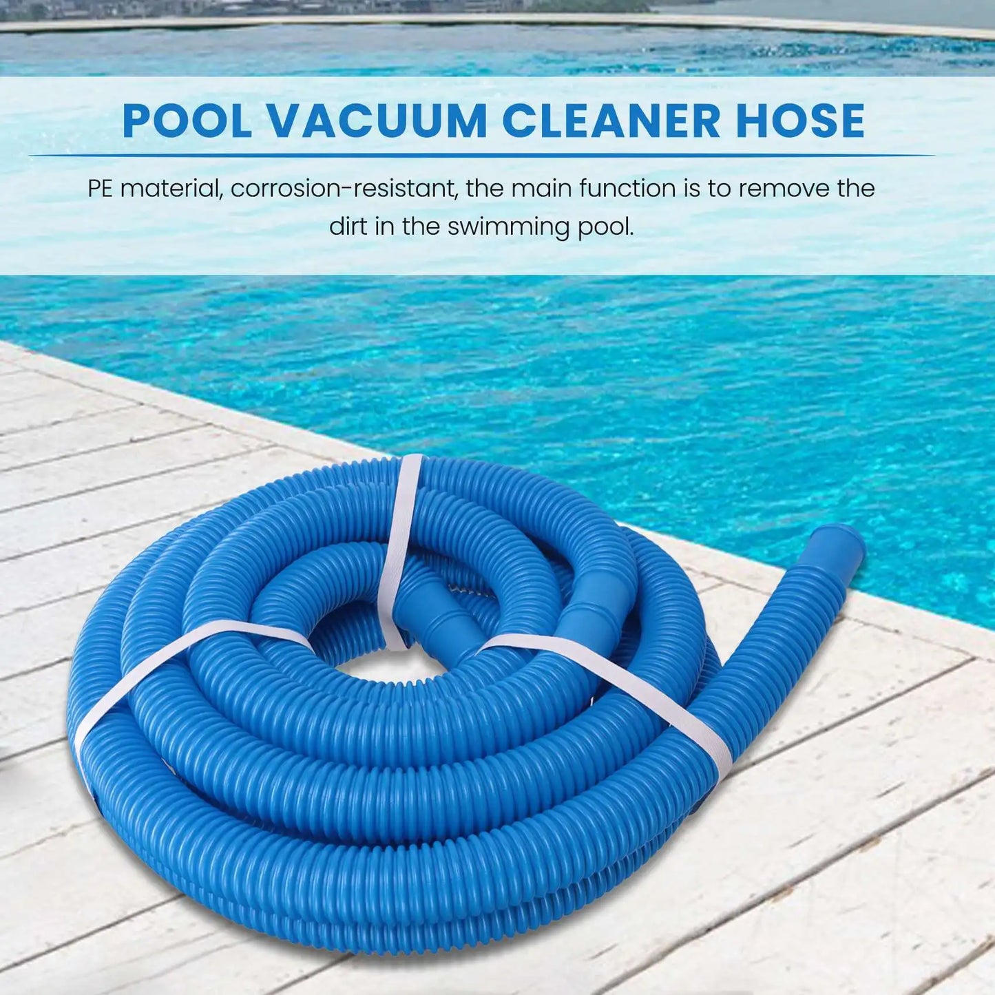 6. Swimming Pool Vacuum Cleaner Hose Suction Swimming Replacement Pipe Pool Cleaner Tool Swimming Pool Cleaning Hose