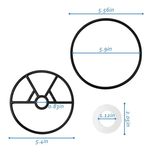 Fits for Multi-Port Valve Parts Pool and Spa Replacement Parts O-Ring Gasket Rebuild Kit O-Ring