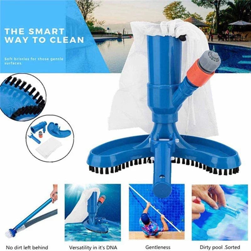 10Pcs Fine Mesh Pool Vacuum Plastic Bag Fountain Spa Vacuum Cleaner Mesh Bag For Swimming