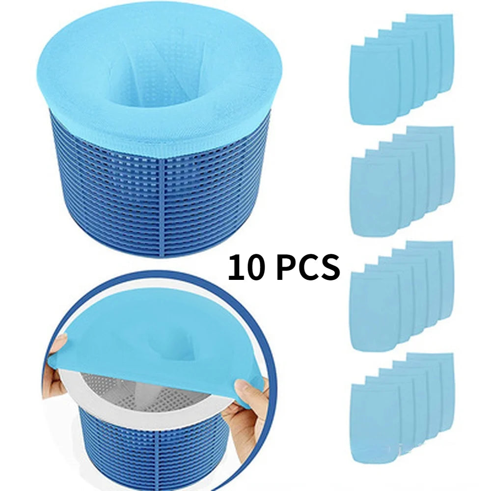 10/5Pcs Pool Skimmer Socks Household Perfect Savers Nylon Mesh Design For Filters Baskets Skimmers Swimming Pool Accessories